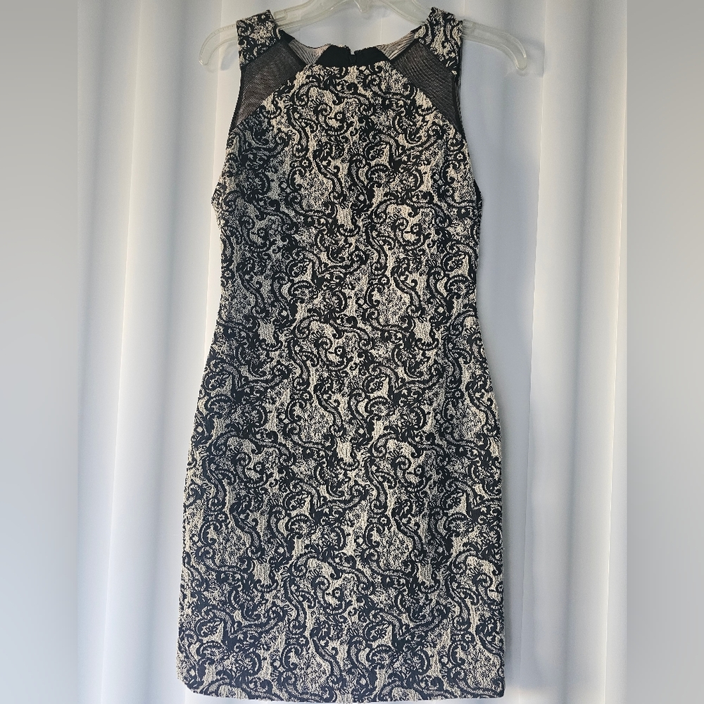 Alice and Olivia  Cocktail Dress Black and Beige size 2